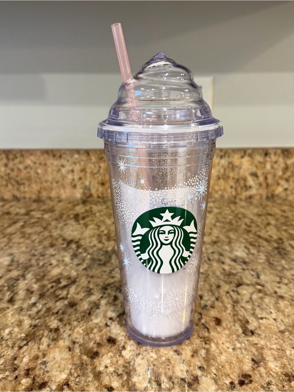New Starbucks Korea Overseas Winter Twinkle Frap Whip Frappuccino Cup Tumbler